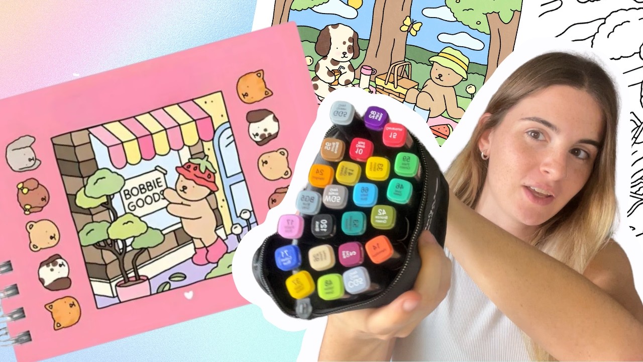 Probé el LIBRO VIRAL para COLOREAR BOBBIE GOODS | *sale mal*