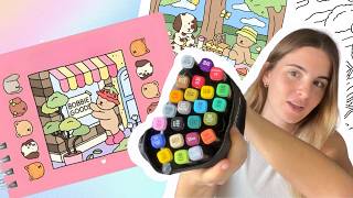 I tried the BOBBIE GOODS VIRAL COLORING BOOK | *goes wrong*