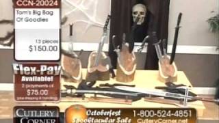 The Knife Show Tom O'Dell Cutlery Corner Network Tom's Big Bag of Goodies