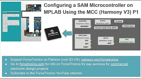 Configuring a SAM Microcontroller on MPLAB Using the MCC (Harmony V3) P2