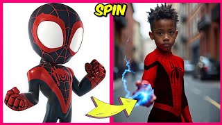 How Marvel's Spidey Characters Look In Real Life + Their Favorites Things ! 🕷️🟣🕸️ | Ghost Spider