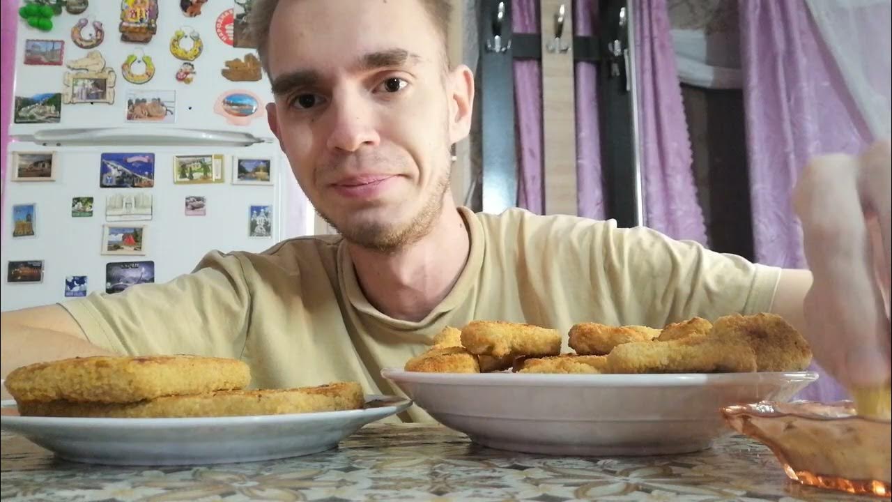 ОБЖОР МУКБАНГ РЫБНЫЕ КОТЛЕТЫ / РЫБНЫЕ ТРЕУГОЛЬНИКИ / НАГЕНСЫ / СОУС ТАР ...