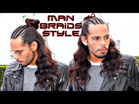 man-braids-hair-trend-2018-hairstyle-for-men-with-long-hair-tutorial