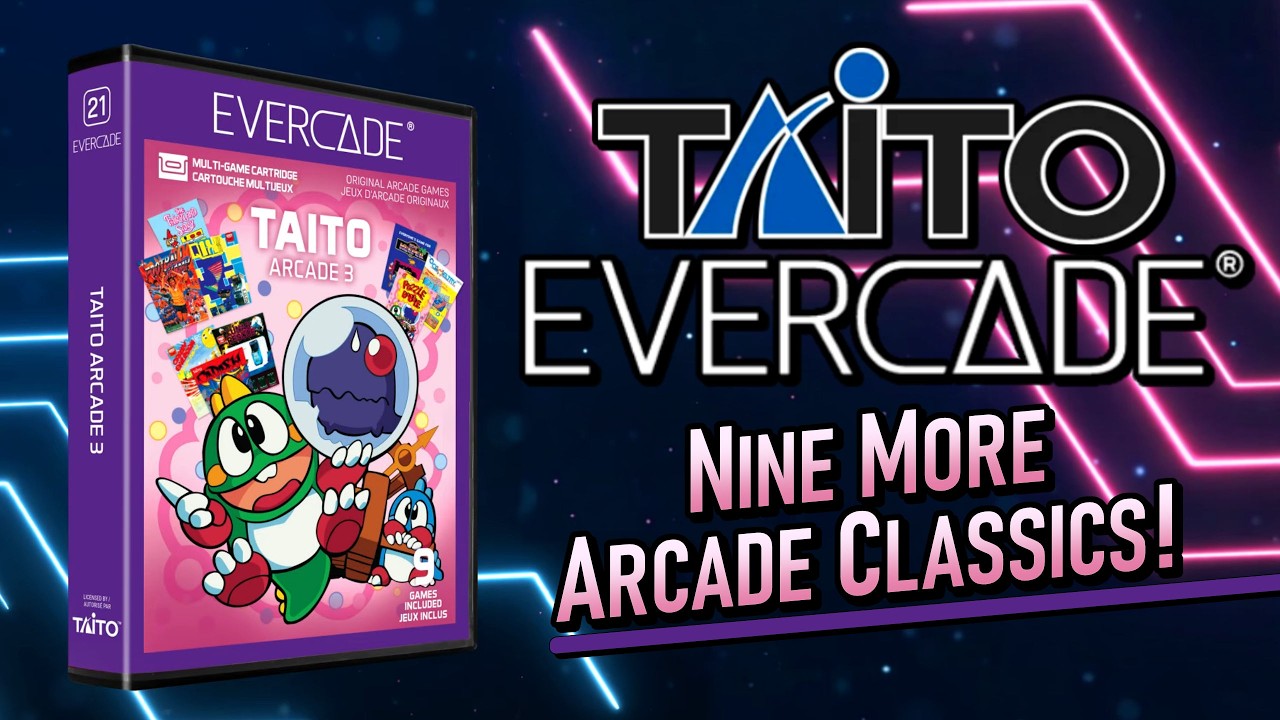 EVERCADE Taito Arcade Classics 3 | Even More Taito Arcade Goodness 