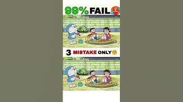 99% wrong Find 3 difference 🧠🤯.. || #find #viralvideo  #doreamongame #doraemon #trending #like