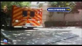 Michael Jackson DOA in back of ambulance 6/25/09 after cardiac arrest dead