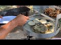 Ancas de rana fritas al disco desde el árbol de la felicidad