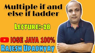 [Lecture:-28] ||Multiple if and else if  ladder||Program for largest number among three numbers|