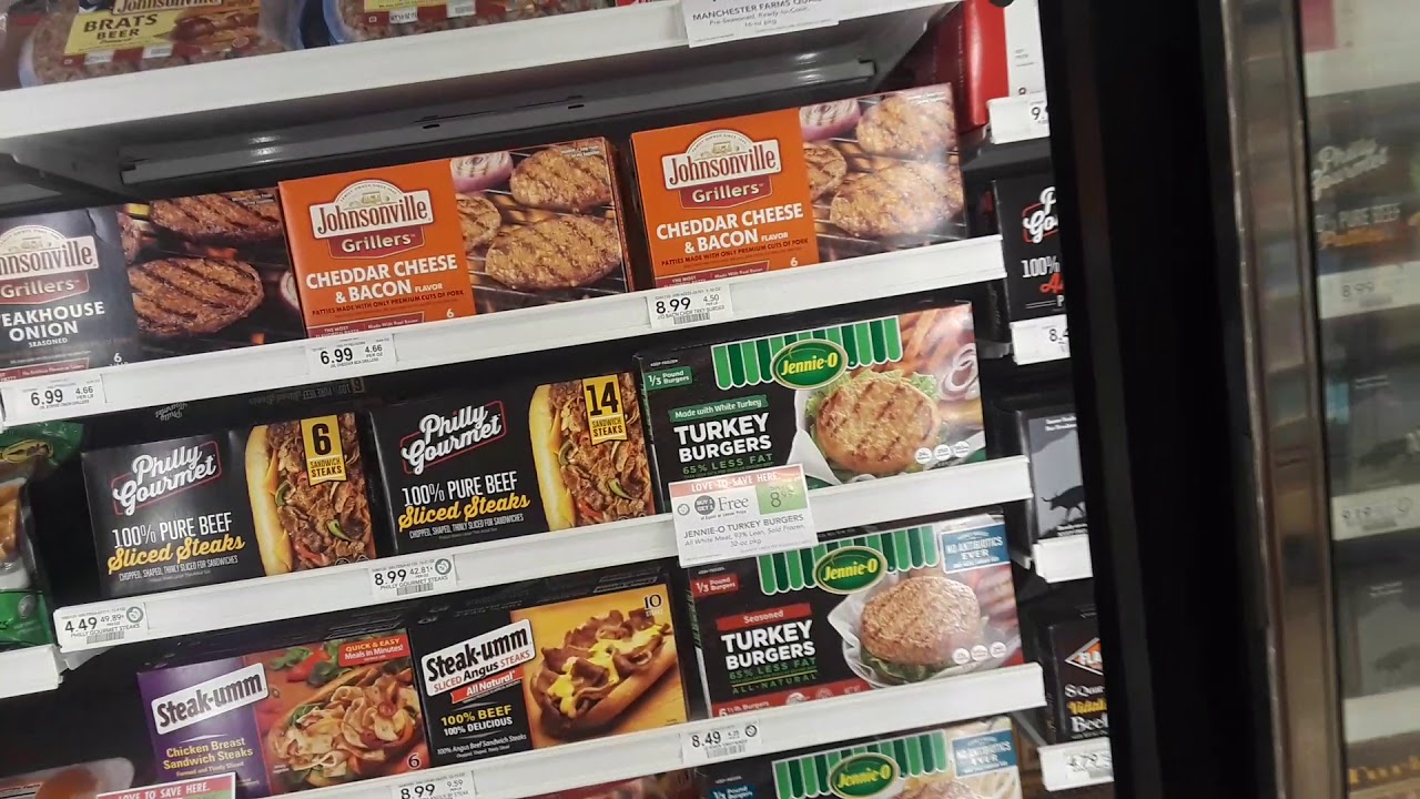 Jennie O Turkey Burgers 3.49 at Publix YouTube