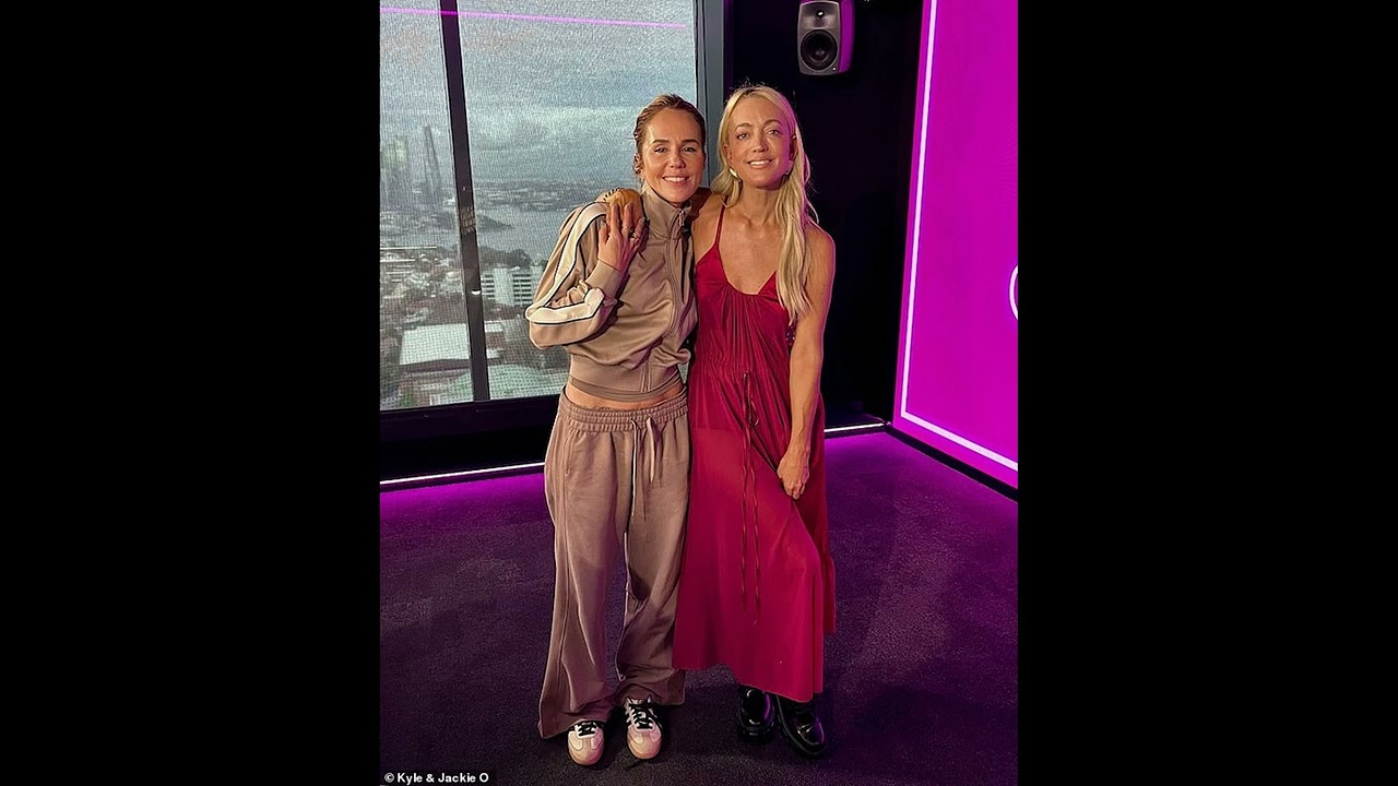 Jackie 'O' Henderson looks tiny as she shows off her slimmed down figure while trying on friend Pip