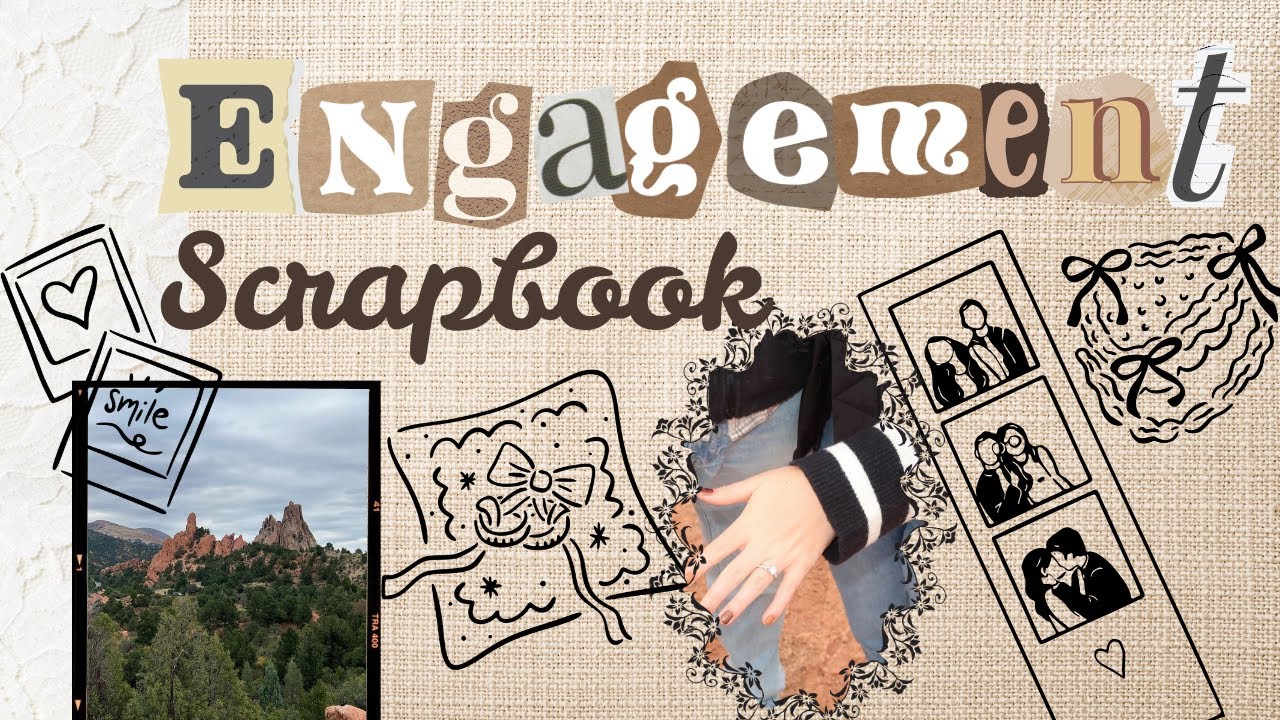Engagement Scrapbook: Getting Started + Scrapbook Supplies Haul