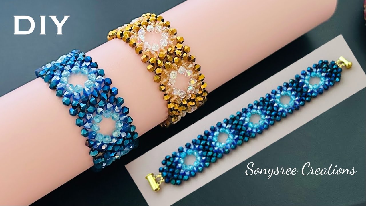 Easy Bicone Bracelet || RAW Bracelet || Beaded Bracelet || DIY Bracelet