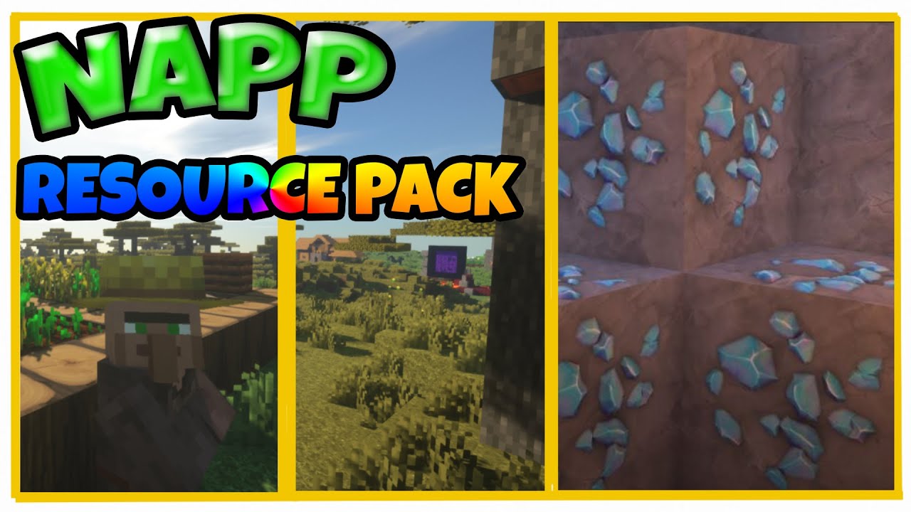 Napp Minecraft NAPP V5 vs Vanilla Minecraft vs NAPP LITE | EL MEJOR PACK TEXTURAS🔥1.16 ...
