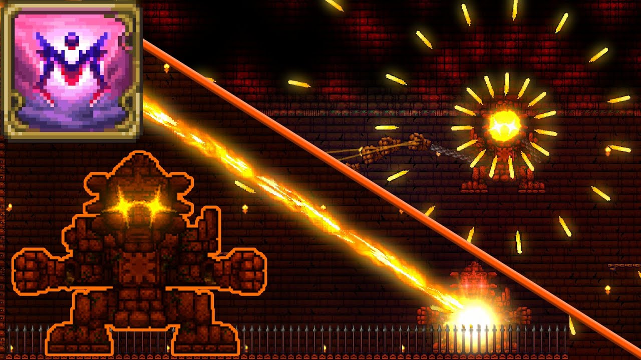 Terraria Calamity Infernum Golem [Nohit/NoDamage] YouTube