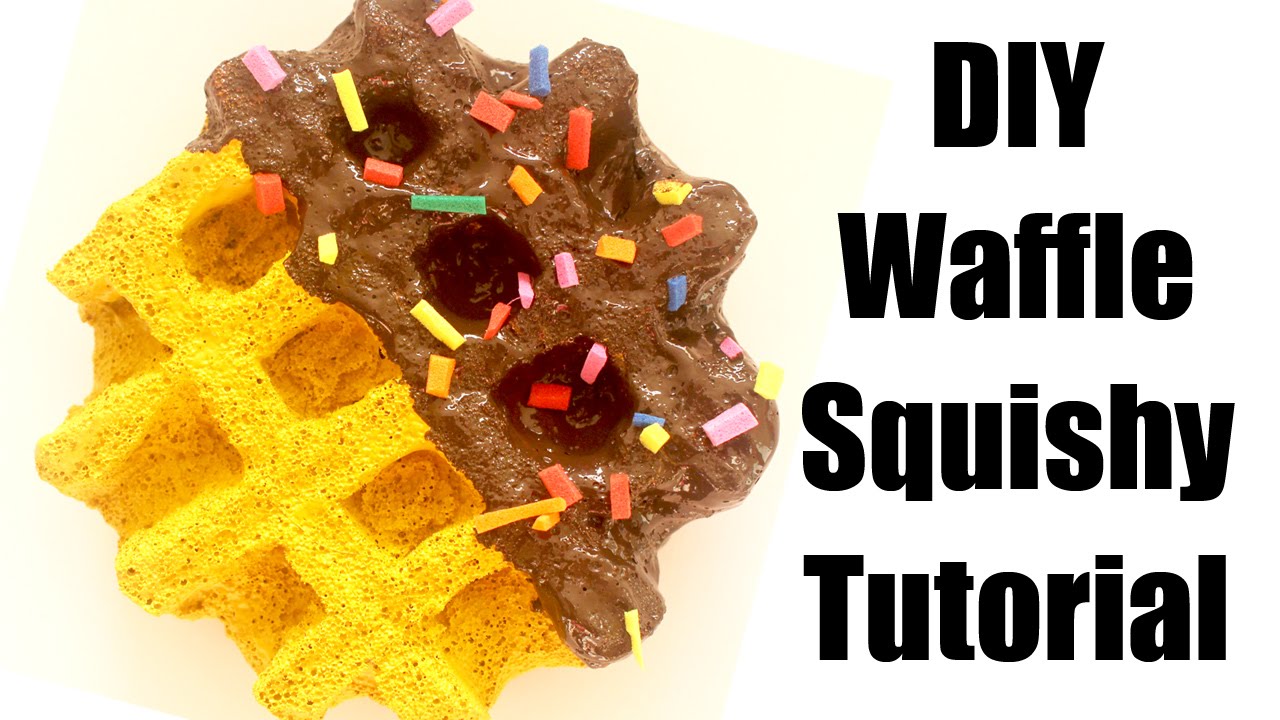 Homemade Waffle Squishy Tutorial 
