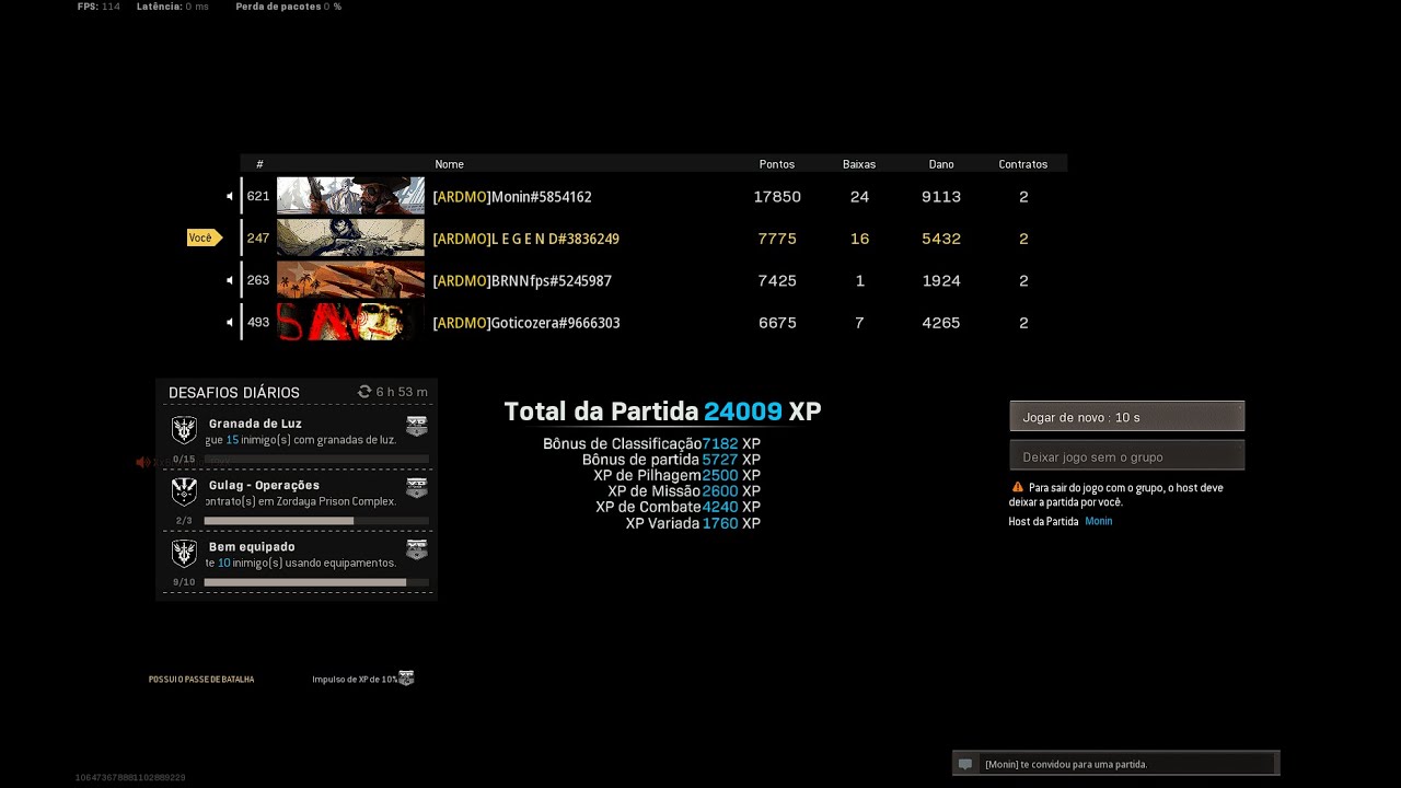 GAMEPLAY INSANA DE WARZONE  FT. @Monin29 16K+WIN