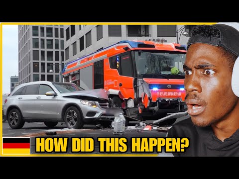American Reacts to German Serious Accident with German Firetruck in Berlin