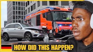American Reacts to German Serious Accident with German Firetruck in Berlin