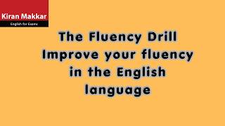 8 December class on the Fluency Drill