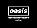 Oasis - Whatever (Lyric Video) [한국어 가사 비디오]