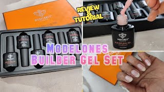 Reviewing Modelones Builder Gel Set | How To Apply Builder Gel?