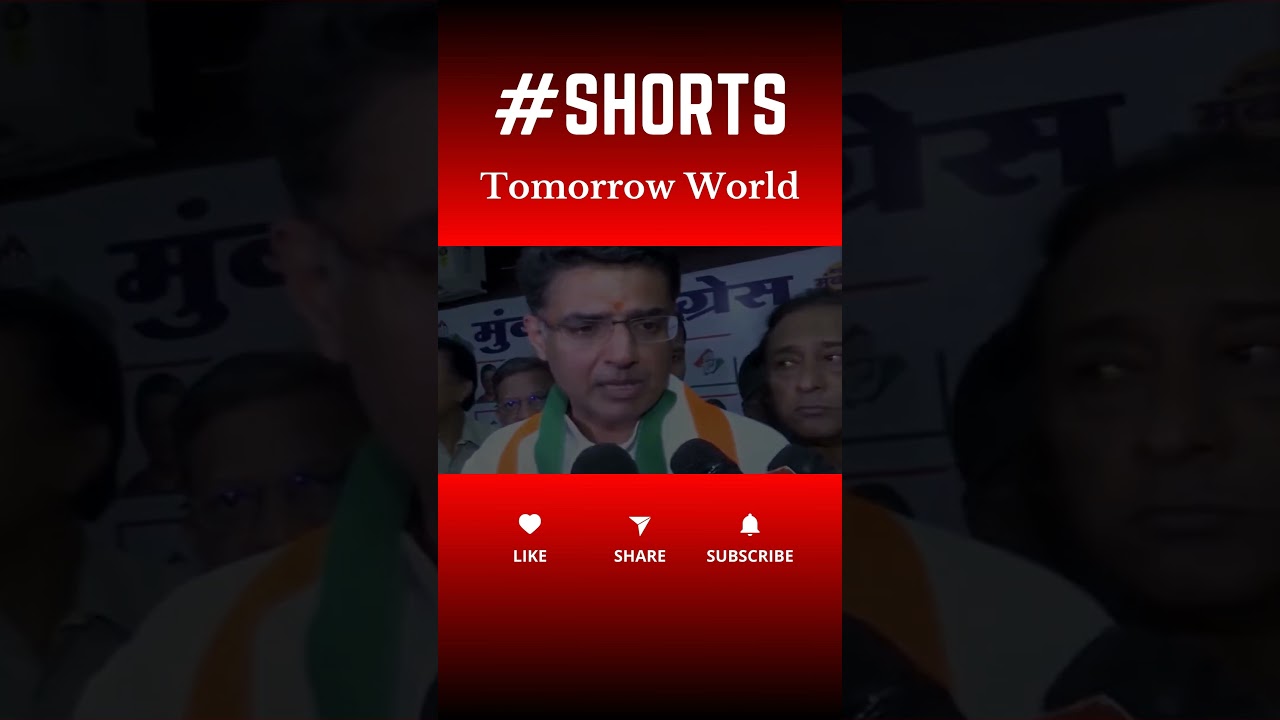 Sachin Pilot Back India Anti-Terror Stance, Forecasts Congress Victory in Rajasthan | Tomorrow World