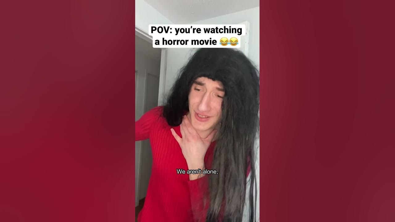 Horror movie trailers be like #shorts #funny #comedy