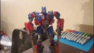 optimus doesn't want to say the n word stopmotion