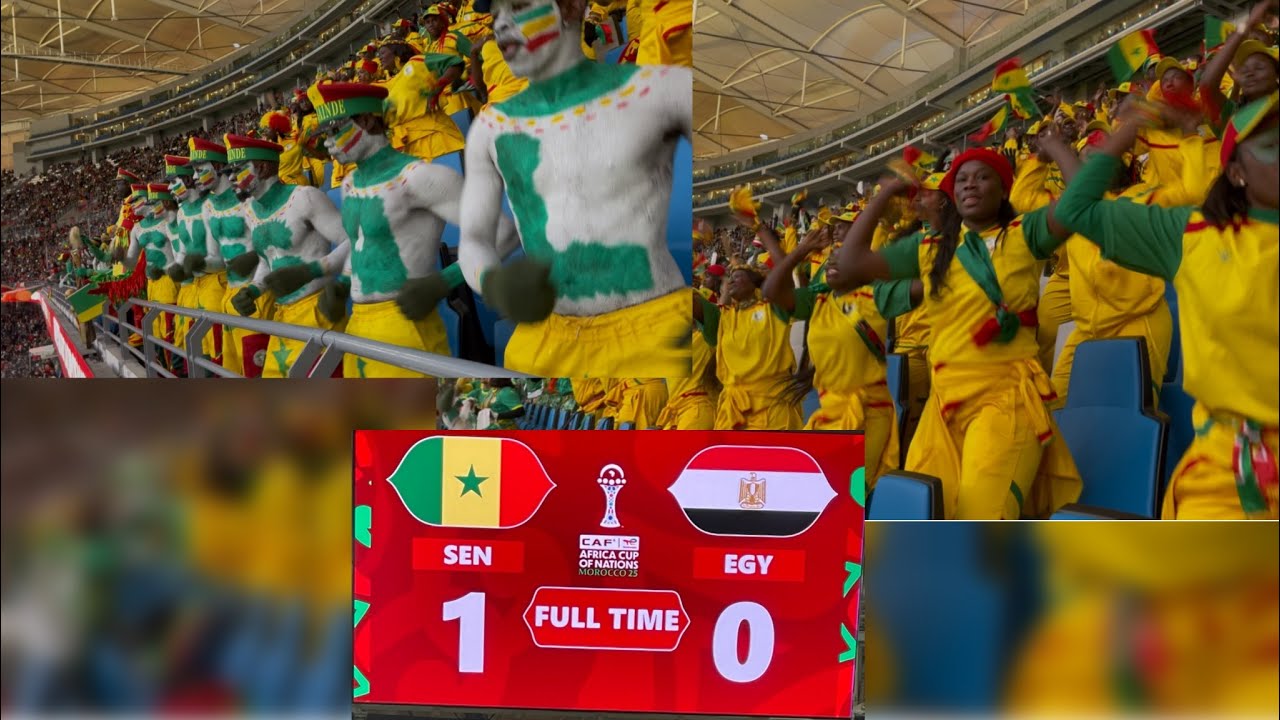Demi-finale Senegal vs Egypte les moments forts des supporters 