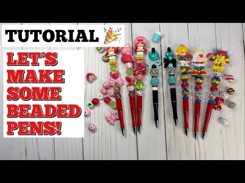 TUTORIAL- Let’s Make the Cutest BEADED Pens! 