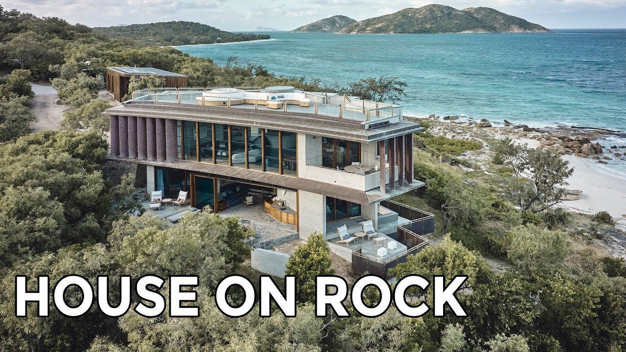 Elevated Living: House on the Rock Cliff with Spectacular Views