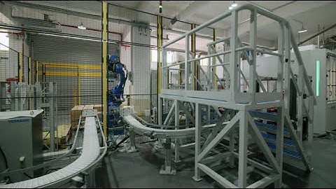 ROBOBAG |  ROBOTIC CASE PACKING & PALLETIZING LINE | Melissokomiki Turnkey Solution