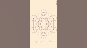 Drawing the metatron cube with code