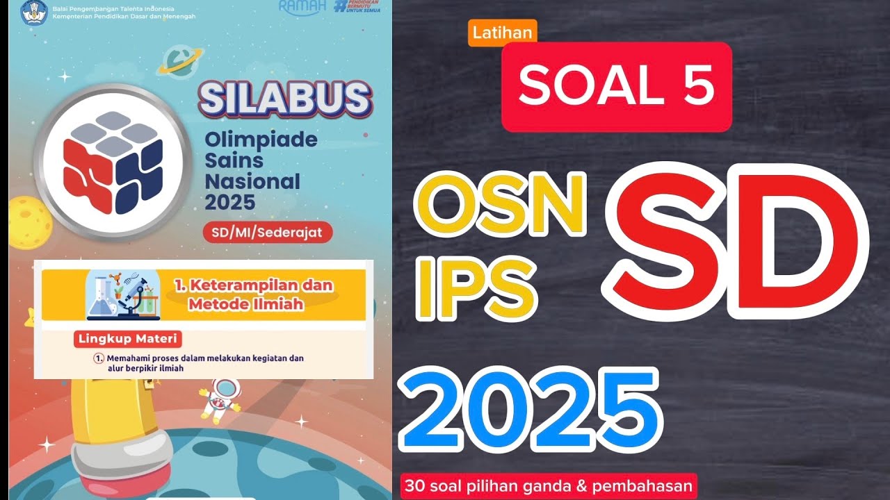 Soal 5  ✅️ OSN IPS  SD || 2025 || Bedah Silabus || Soal HOTS & LOTS