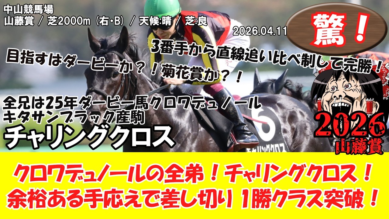 競馬】 驚き！目指すはダービーか？！それとも菊花賞か？！クロワデュ