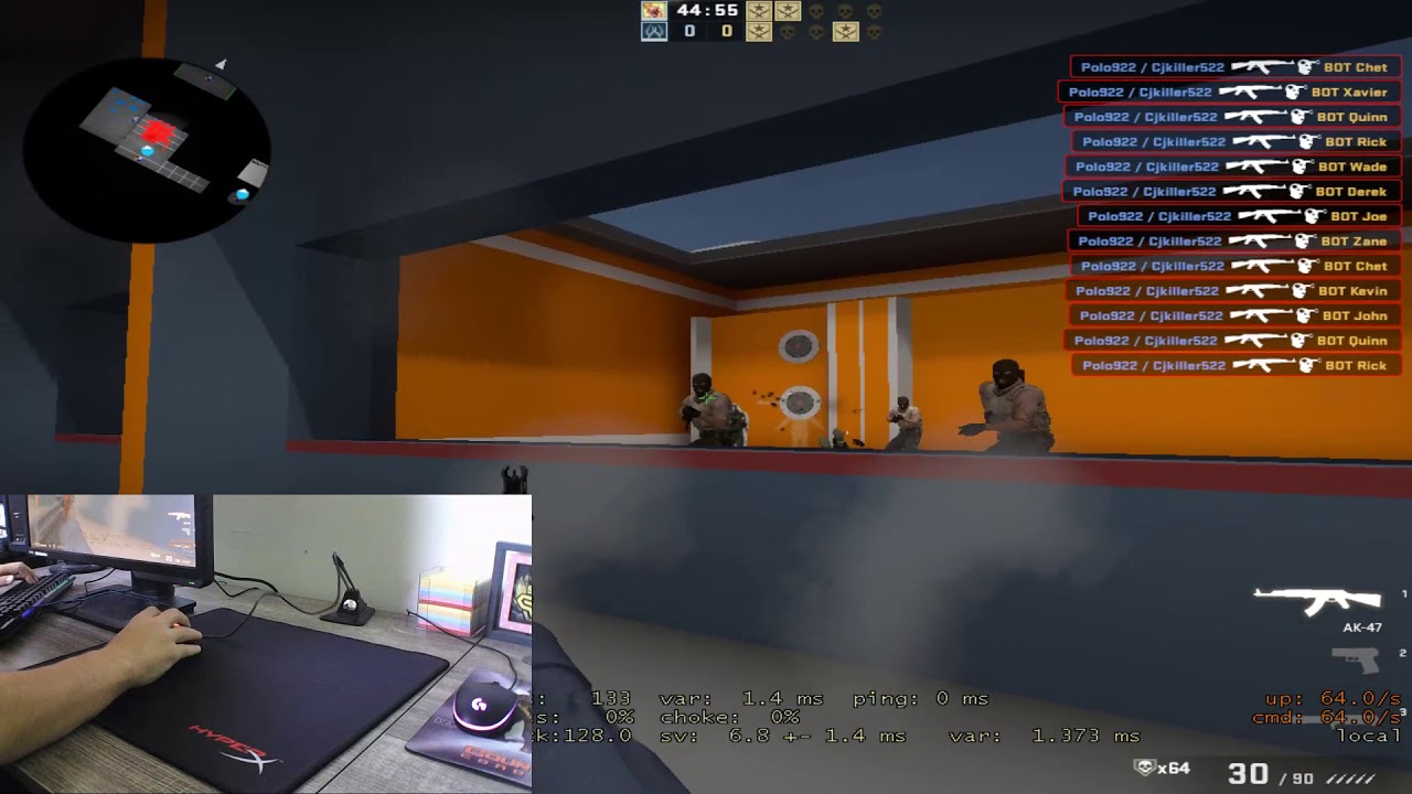 HyperX Fury S Pro + Zowie EC2-A Testing CsGo Training ?