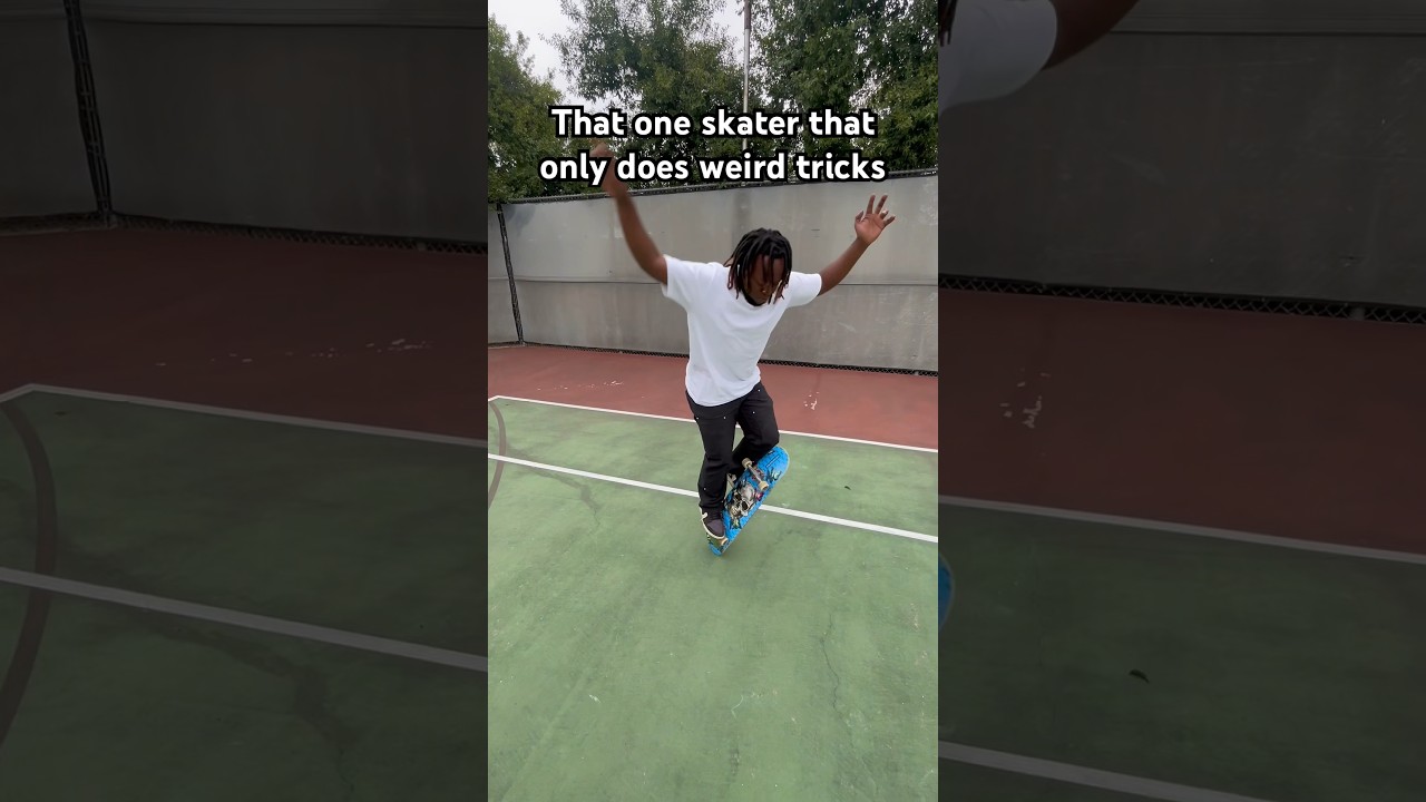 Тот скейтер, который делает только странные трюки