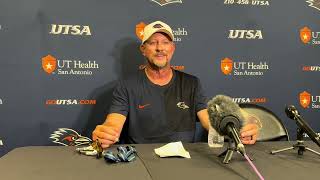 UTSA Head Coach Jeff Traylor Postgame Interview 31-26 win over TXST 9.12.26