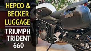 Hepco & Becker Luggage For Triumph Trident 660 by John Neves 23,028 views 2 years ago 4 minutes, 40 seconds