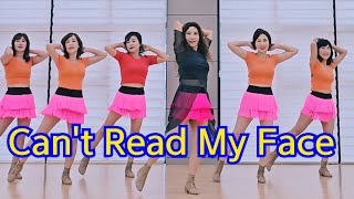 Can't Read My Face Line Dance/Novice/Cha Cha/ Poker Face/차차라인댄스