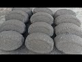 Asmr charcoalconcrete dry floorwater  crumbling relaxing sounds cocoasmr