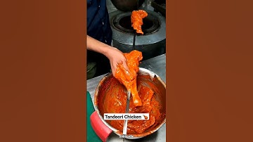 Delhi Famous Tandoori Chicken 🤤 🍗| Buttery Tandoori Chicken 😋🍖| Indian Street Food #shorts #chicken