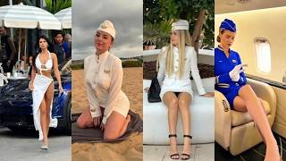 Can you read people’s eyes? 🥰🥰#crew #Aria_in_sky #reactions #stewardess #losangeles
