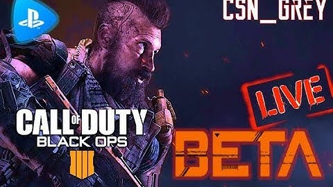 Call of Duty BLACK OPS 4 BETA Multiplayer Gameplay LIVE (NEW Max Rank and Weapons) | COD BO4 BETA