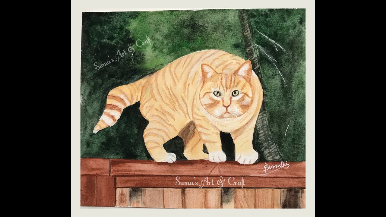 Cat Painting YouTube