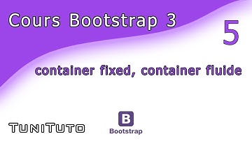 Cours Bootstrap - Tutoriel 5 - container fixed, container fluide  [Arabe]