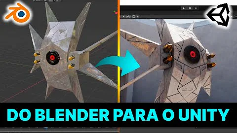 Como importar personagem Blender?