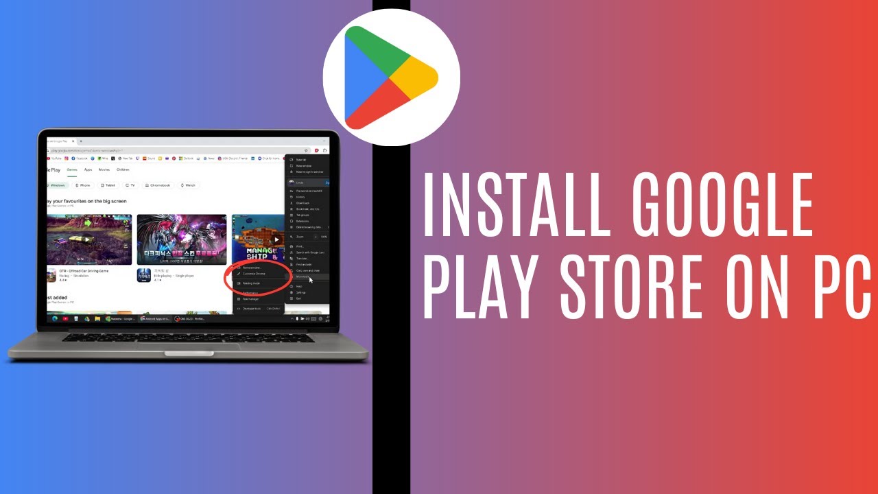 How To Install Google Play Store On PC | How to Download & Install ...