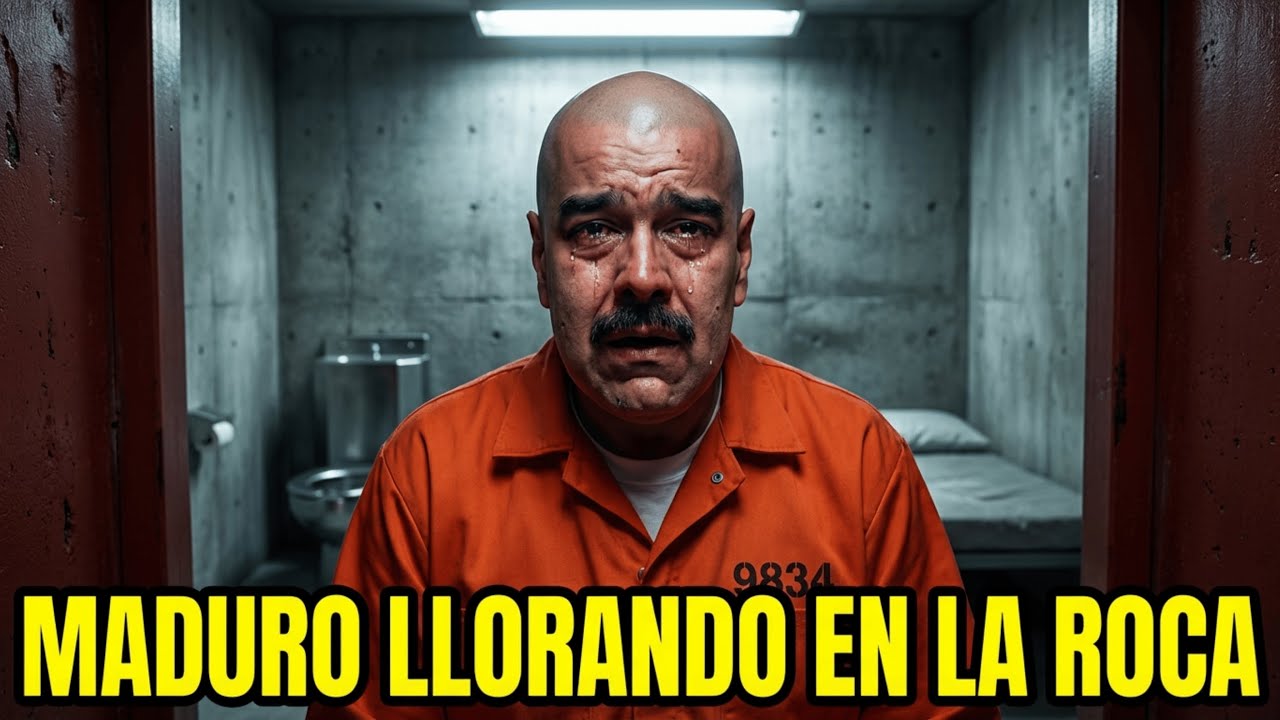 😭 ¡LLORANDO! La primera noche de Maduro en "La Roca": Sin lujos, rapado y humillado.