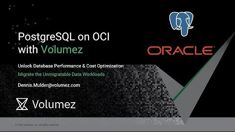 Demo: Self-managed PostgreSQL on Oracle Cloud Infrastructure with Volumez